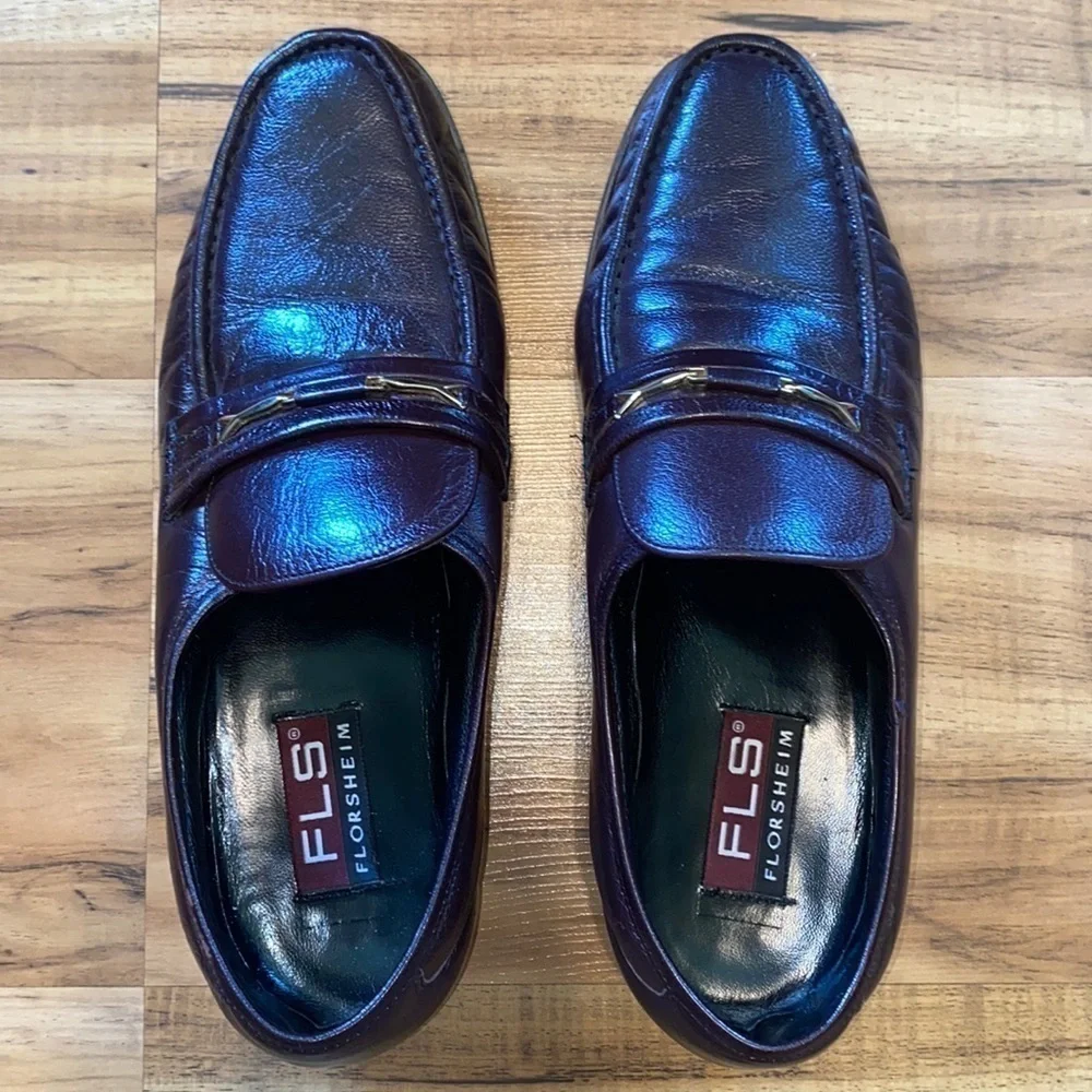 FLS Florsheim RIVA Moc Toe Bit Loafer, burgundy